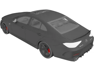 Mercedes-Benz CLS53 AMG (2019) 3D Model preview