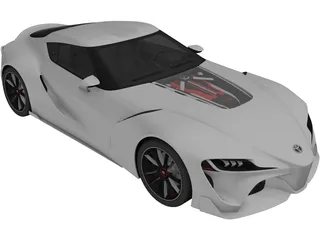 Toyota Supra FT-1 Concept 3D Model preview