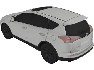 Toyota RAV4 (2019) 3D Model preview