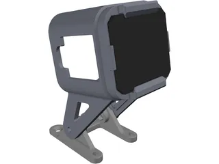 GoPro Session 5 Mount 3D Model preview