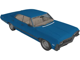 Chevrolet Impala (1967) 3D Model preview