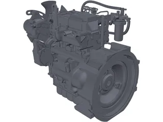 Yanmar 3TNV70 3D Model preview