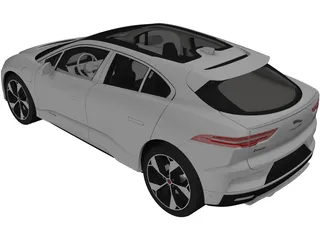 Jaguar I-Pace (2019) 3D Model preview