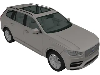 Volvo XC90 T5 (2015) 3D Model preview