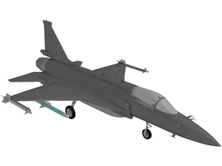 PAC JF-17 Thunder 3D Model preview