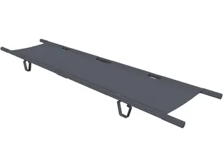 Ambulance Stretcher 3D Model preview