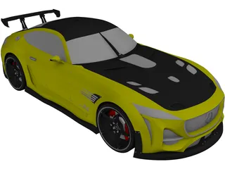 Mercedes AMG Concept 3D Model preview