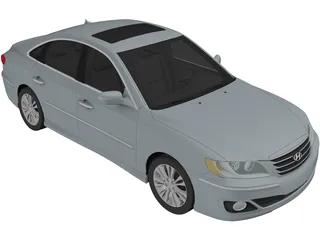 Hyundai Azera Sedan (2011) 3D Model preview