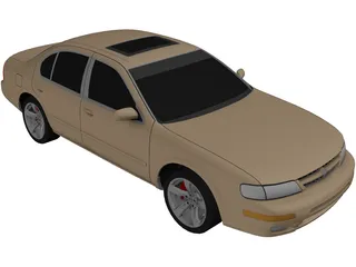 Nissan Maxima GLE (1998) 3D Model preview