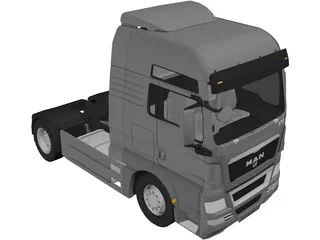 MAN LKW 3D Model preview