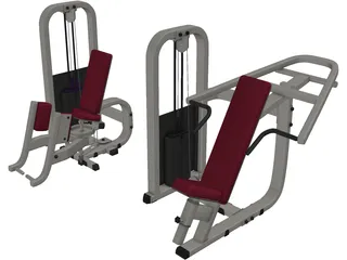 Shoulder Press 3D Model preview