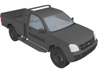 Isuzu D-Max (2006) 3D Model preview