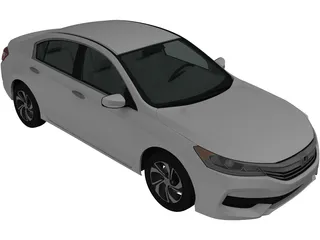 Honda Accord 2016 3D Model preview