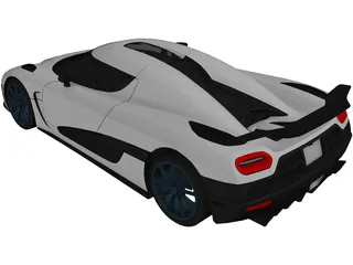Koenigsegg Agera 3D Model preview