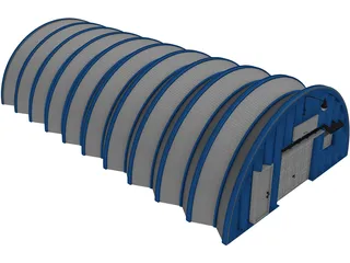 Hangar 3D Model preview