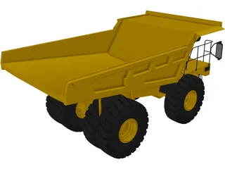 Caterpillar 777D 3D Model preview