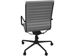 Cadeira Seattle Home Office Chair 3D Model preview