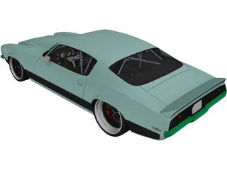 Chevrolet Camaro ProTouring (1970) 3D Model preview
