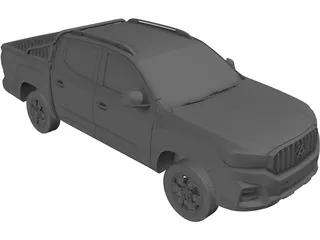 Maxus T60 Double Cab (2017) 3D Model preview