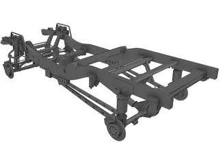Suspension Independnt Lifted Kit 3D Model preview