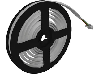 LED Reel 3D Model preview
