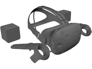 HTC Vive 3D Model preview