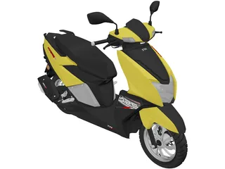 TVS Ntorq 125 (2018) 3D Model preview
