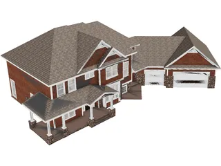Villa 3D Model preview