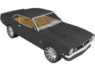 Ford Maverick (1977) 3D Model preview