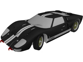 Ford GT40 3D Model preview