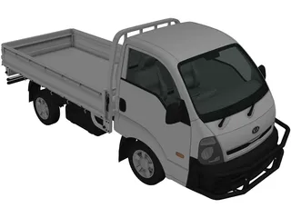 Kia K2700 Bongo Simple Cab (2014) 3D Model preview