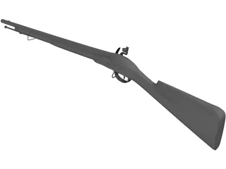 Brown Bess 1746 Carbine 3D Model preview