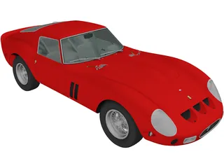 Ferrari 250 GTO (1962) 3D Model preview