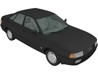Audi 80 [B3] (1986) 3D Model preview