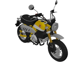 Honda Monkey 125 (2019) 3D Model preview