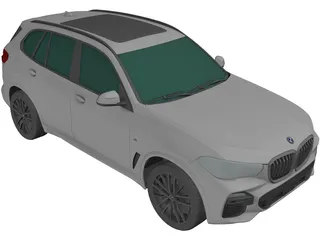 BMW X5 3D Model preview