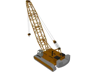 Liebherr HS 895 HD 3D Model preview