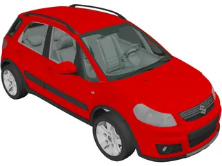 Suzuki SX4 (2010) 3D Model preview