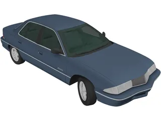 Buick Skylark Sedan (1995) 3D Model preview