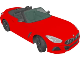BMW Z4 M40i First Edition Roadster (2019) 3D Model preview