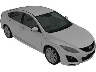 Mazda 6 Sedan (2011) 3D Model preview