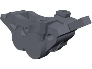 Shimano Zee Calliper 3D Model preview