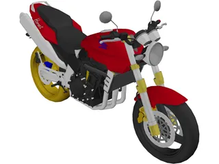 Honda Hornet CBF600 3D Model preview