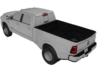 Dodge RAM 3500HD Limited (2020) 3D Model preview
