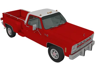 GMC Sierra Grande 454 (1979) 3D Model preview