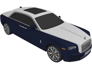 Rolls-Royce Ghost (2018) 3D Model preview
