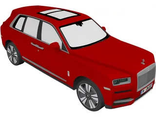 Rolls-Royce Cullinan (2019) 3D Model preview