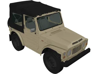 Suzuki Jimny (1977) 3D Model preview