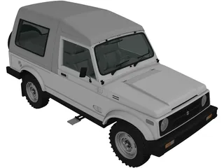 Suzuki Gypsy (2016) 3D Model preview