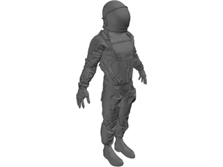 Astronaut 3D Model preview